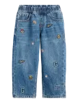 GAP - Baby & Toddler Embroidered Pull-On Baggy Jeans - Vaba l&otilde;ikega teksad - 92