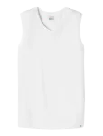 Schiesser - White Tank Top - Long Life Cotton - Pyjama Tops - M