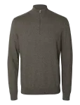 Selected - Slhberg Half Zip Cardigan Noos - Poolpika lukuga džemprid - S