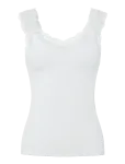 Pieces - Pcbarbera Lace Top Jrs Noos Bc - Varrukateta - L
