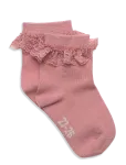 Minymo - Ankle Sock W. Lace - Sokid - 35/38