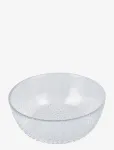 Aida - Raw Glass Beads - Sk&aring;l Clear   1 Stk 14X6 Cm - Serveerimiskausid - ONE SIZE