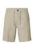 Selected - Slmregular-Brody Linen Bld Shorts Noos - Vabaaja - XXL