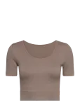 Only Play - Onpjaia Ss 2-Way Crop Seam Top Noos - L&uuml;hikeste varrukatega topid - XS/S