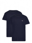 GANT - C-Neck T-Shirt 2-Pack - L&uuml;hikeste varrukatega - 146-152