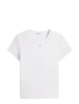 Tommy Jeans - Tjw Slim Essential Rib Ss Ext - L&uuml;hikeste varrukatega - XL