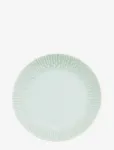 Aida - Confetti Pistachio Dessert Tall. M/Relief Porcel&aelig;n 1 Stk 21 Cm. - V&auml;ikesed taldrikud - ONE SIZE x 21.8