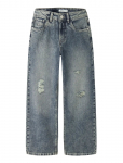 Name It - Nkfrose Wide Hw Jeans Destr 1411-Be Noos - Laiad teksad - 122