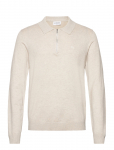 Lindbergh - Ecovero L/S Zip Polo - Pikkade varrukatega kootud polos&auml;rgid - XXL