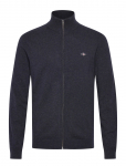 Gant - Extrafine Lambswool Zip Cardigan - Poolpika lukuga džemprid - S