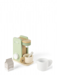 Dantoy - Coffee Machine Wood In Gift Box 5 Parts - Kohvi- ja teekomplektid - 12.3X8.7X14.8CM