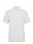 Casual Friday - Cfanton Ss Linen Shirt - L&uuml;hikeste varrukatega s&auml;rgid - S