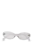 Monki - Slim Oval Tinted Sunglasses - P&auml;ikeseprillid - ONE SIZE