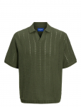 Jack & Jones - Jorparos Knit Easter Ss Crochet Polo - L&uuml;hikeste varrukatega kootud polos&auml;rgid - XL
