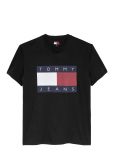 Tommy Jeans - Tjm Reg Big Flag Ss Tee Ext - L&uuml;hikeste varrukatega - S