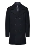 Bruun & Stengade - Bs Nelson Slim Fit Coat - Villased mantlid - XXL