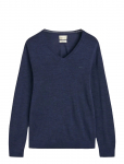 GANT - Extrafine Merino Wool V-Neck - V-kaelusega - XXXXL