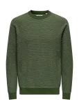 ONLY & SONS - Onsmorgan 12 Structure Crew Knit Noos - &Uuml;mara kaelusega - L