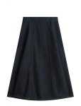 Tommy Hilfiger - Dnm Pure Flared Midi Skirt Hw - P&otilde;lveni ja midiseelikud - 38