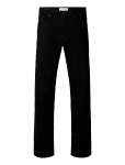 Selected - Slh196-Straight Ben Stay Black 600 Jeans - Klassikalised - 32 x 36
