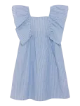 Creamie - Dress Woven Stripe - L&uuml;hikeste varrukatega vabaajakleidid - 110