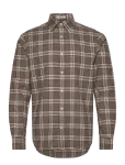 Gant - Reg Flannel Melange Check Shirt - Ruudulised s&auml;rgid - S
