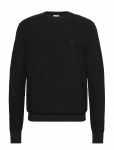 Calvin Klein - Ls Textured Cotton Crewnk Sweate - &Uuml;mara kaelusega - XXL