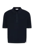Calvin Klein Jeans - Ss Cotton Waffle Polo Collarswtr - L&uuml;hikeste varrukatega - XS
