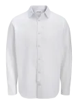 Jack & Jones - Jjesummer Linen Blend Shirt L/S Sn - Vabaaja s&auml;rgid - S