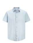Jack & Jones - Jjesummer Linen Blend Shirt S/S Sn - L&uuml;hikeste varrukatega s&auml;rgid - S