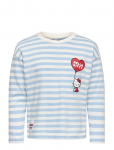 Kids Only - Kmghello Life Ls Loose Printed Tee Jrs - Pikkade varrukatega T-s&auml;rgid - 104
