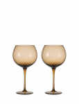 Byon - Wine Glass Opacity 2Pcs/Set - Punase veini klaasid - ONE SIZE