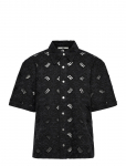 NEUW - Fiore Embroidery Shirtwashed Black - L&uuml;hikeste varrukatega - L