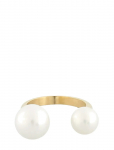 SN&Ouml; Of Sweden - Rio Double Pearl Ring G/White - M - S&otilde;rmused - M