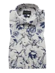 Bruun & Stengade - Bs Mengel Casual Modern Fit Shirt - Mustriga s&auml;rgid - L