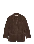 REMAIN Birger Christensen - Oversized Suede Blazer - Nahk - 38