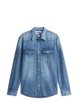 Tommy Jeans - Regular Denim Western Shirt Ext - Teksas&auml;rgid - L