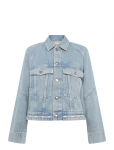 Calvin Klein Jeans - Branded Boxy Denim Jacket Fresh - L&uuml;hikesed teksap&uuml;ksid - XXS