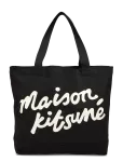 Maison Kitsune - Maison Kitsune Handwriting Tote - Kandekotid - ONE SIZE