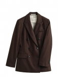 Gant - Hourglass Flannel Blazer - Kaherealised bleiserid - 38
