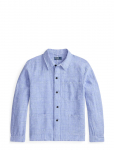 Polo Ralph Lauren - Plaid Linen Utility Overshirt - Kerged jakid - XL
