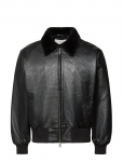 Calvin Klein - Ls Leather Bomber W/ Shearling C - Nahk - XL