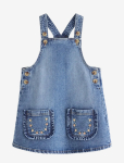 Lindex - Bib Dress In Denim - Varrukateta vabaajakleidid - 104