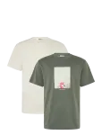 ONLY & SONS - Onscaspian Airflex Ss Reg Mix Tee 2-Pack - L&uuml;hikeste varrukatega - M