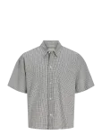 Jack & Jones - Jorsavona Austin Shirt Ss Styd Ss26 - L&uuml;hikeste varrukatega s&auml;rgid - L