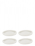 Serax - Plate S White Silhouette Set/4 - V&auml;ikesed taldrikud - ONE SIZE