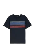 Tom Tailor - Printed T-Shirt - L&uuml;hikeste varrukatega - M