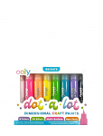 Ooly - 3D Effect Craft Paint 8 Pcs - Dot-A-Lot Bright - V&auml;rvid - ONE SIZE