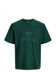 Jack & Jones - Jorfrederiksberg Monogram Tee Ss Cn Sn - L&uuml;hikeste varrukatega - S