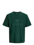 Jack & Jones - Jorfrederiksberg Monogram Tee Ss Cn Sn - L&uuml;hikeste varrukatega - S